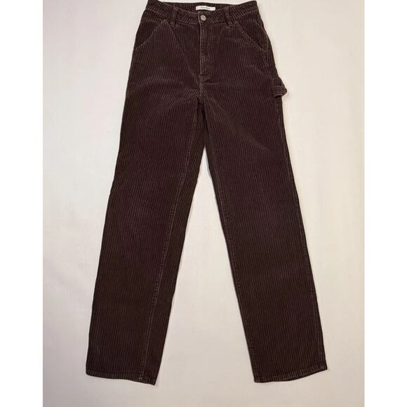 PacSun Pants - PacSun Pants Juniors 26 Brown 90s BF Carpenter Corduroy Straight Leg Relaxed